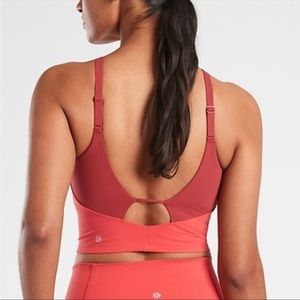 Athleta Intention High Neck Activewear Crop Tank